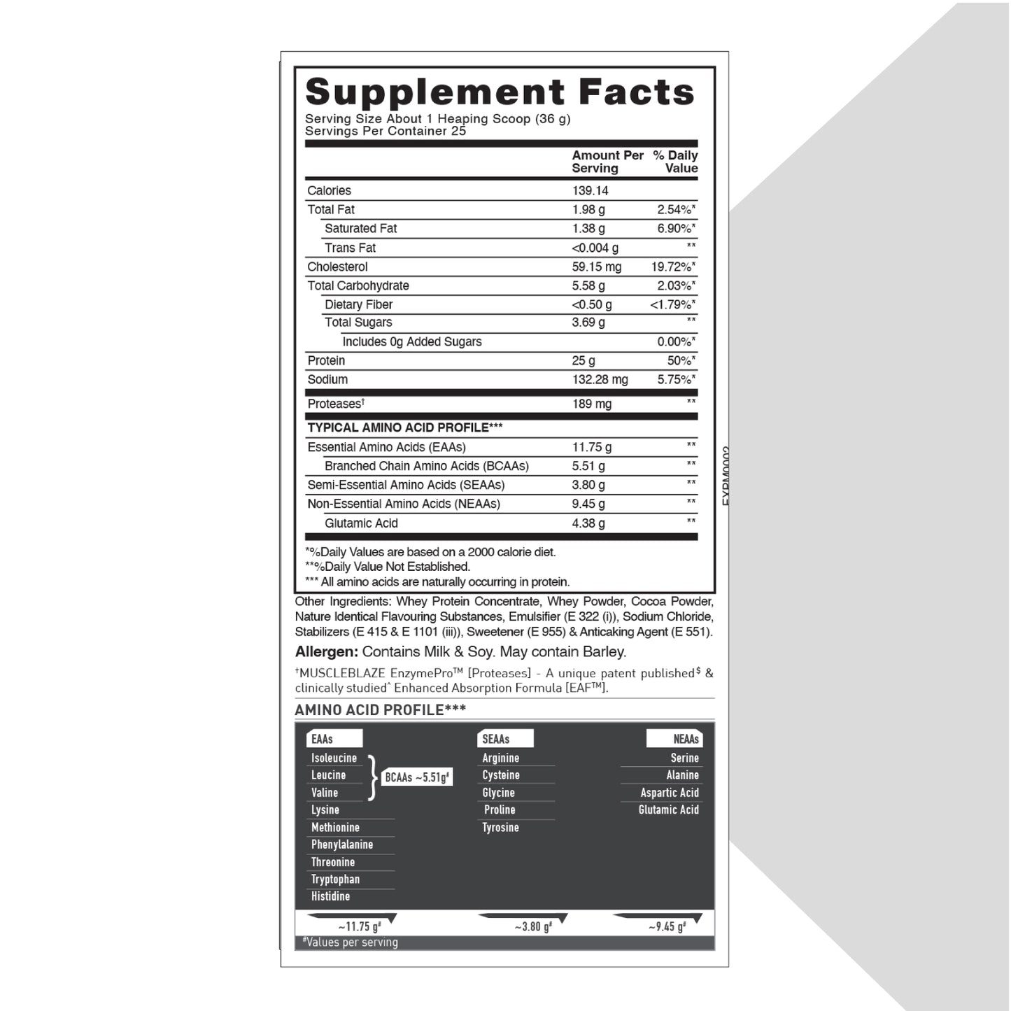 Biozorb Performance Whey 5 lb Rich Chocolate with Creatine Monohydrate CreAMP Unflavoured 0.55 lb