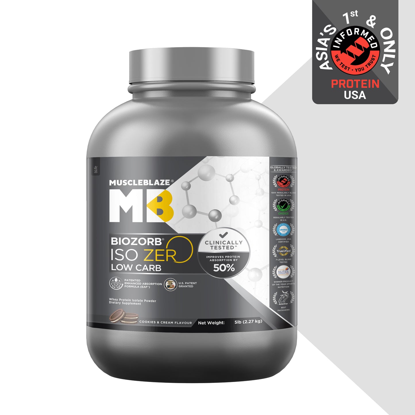 MuscleBlaze Biozorb Iso-Zero