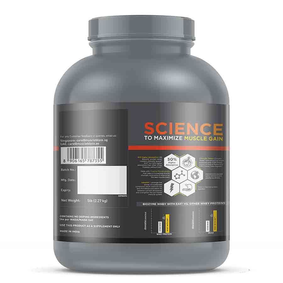 MuscleBlaze Biozorb Whey with Creatine