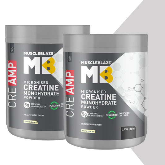 MuscleBlaze Creatine Monohydrate CreAMP 0.55 lb - Pack of 2