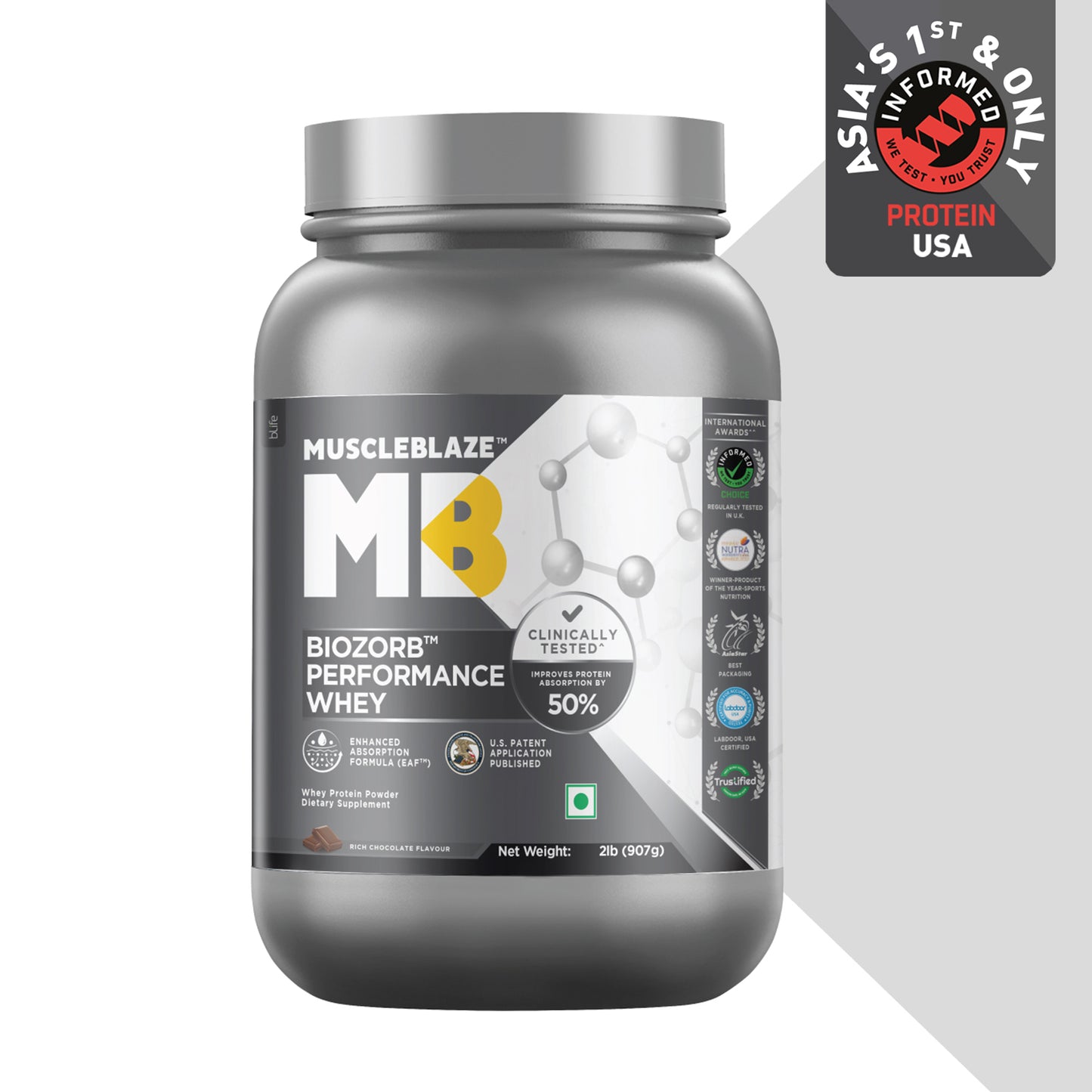 MuscleBlaze Biozorb Performance Whey