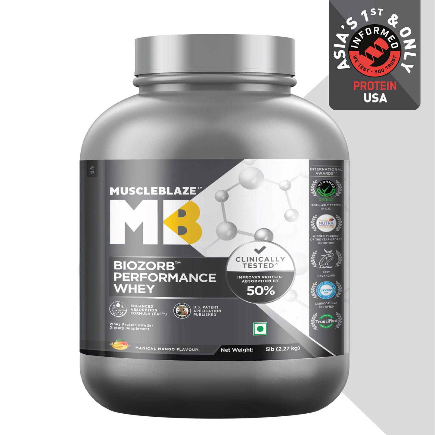 MuscleBlaze Biozorb Performance Whey