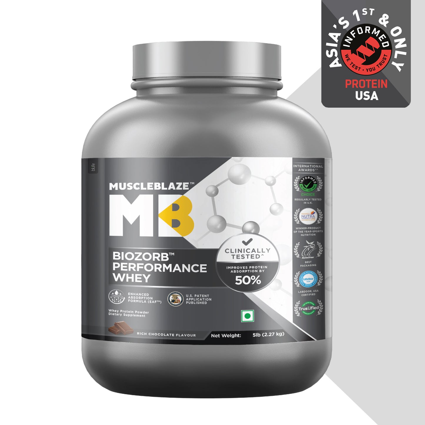 MuscleBlaze Biozorb Performance Whey