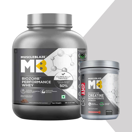 Biozorb Performance Whey 5 lb Rich Chocolate with Creatine Monohydrate CreAMP Watermelon Cool Aid 0.83 lb