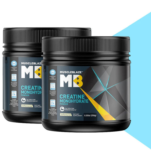 MuscleBlaze Creatine Monohydrate 0.55 lb - Pack of 2