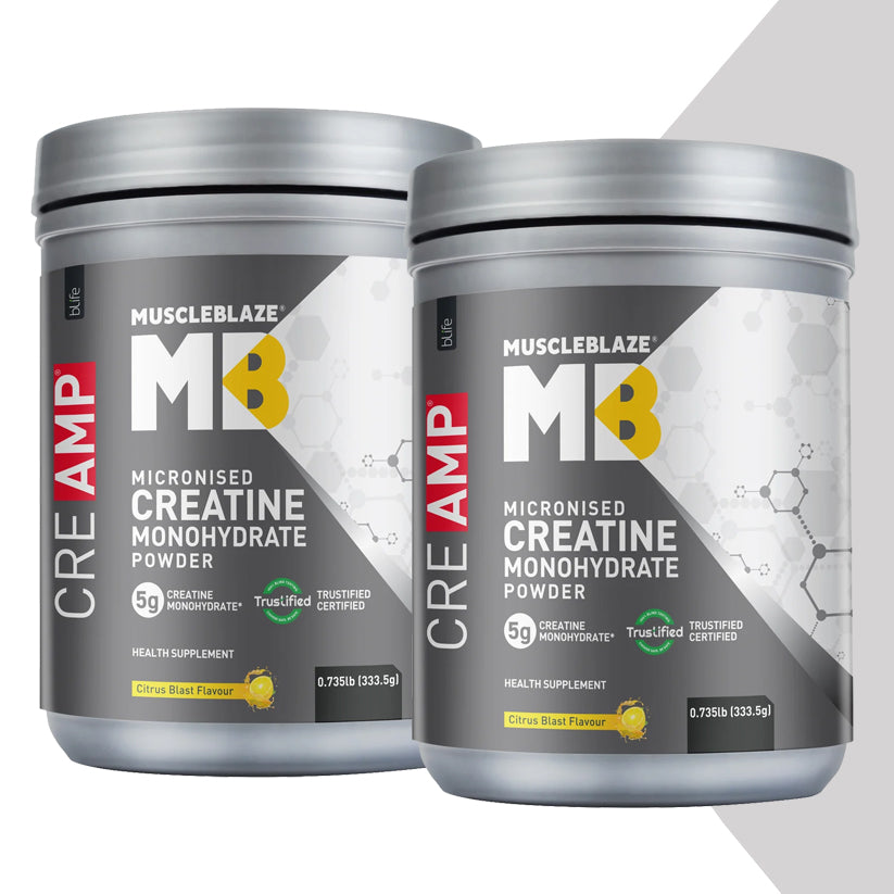 Creatine Monohydrate CreAMP 0.73 lb Citrus Blast Pack of 2