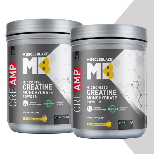 Creatine Monohydrate CreAMP 0.73 lb Citrus Blast Pack of 2