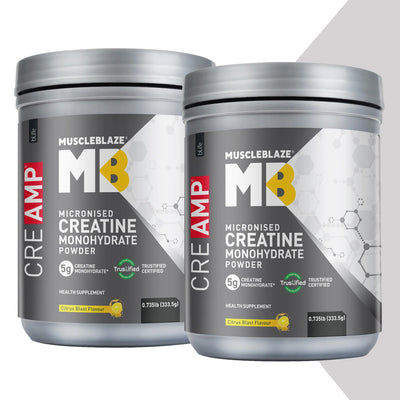 Creatine Monohydrate CreAMP 0.73 lb Citrus Blast Pack of 2