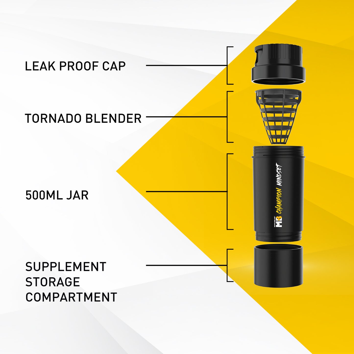 MuscleBlaze Tornado Shaker